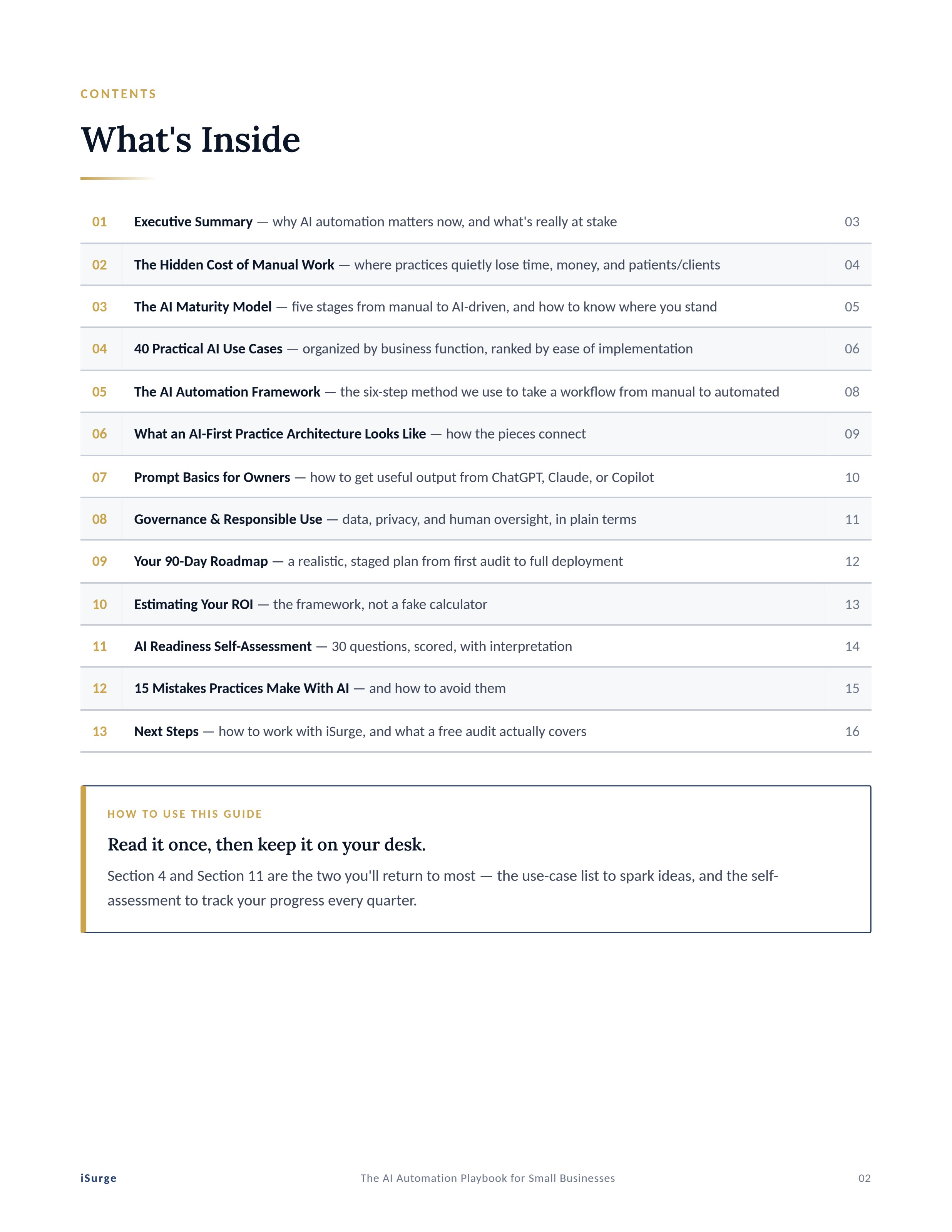 Page 2 — Contents