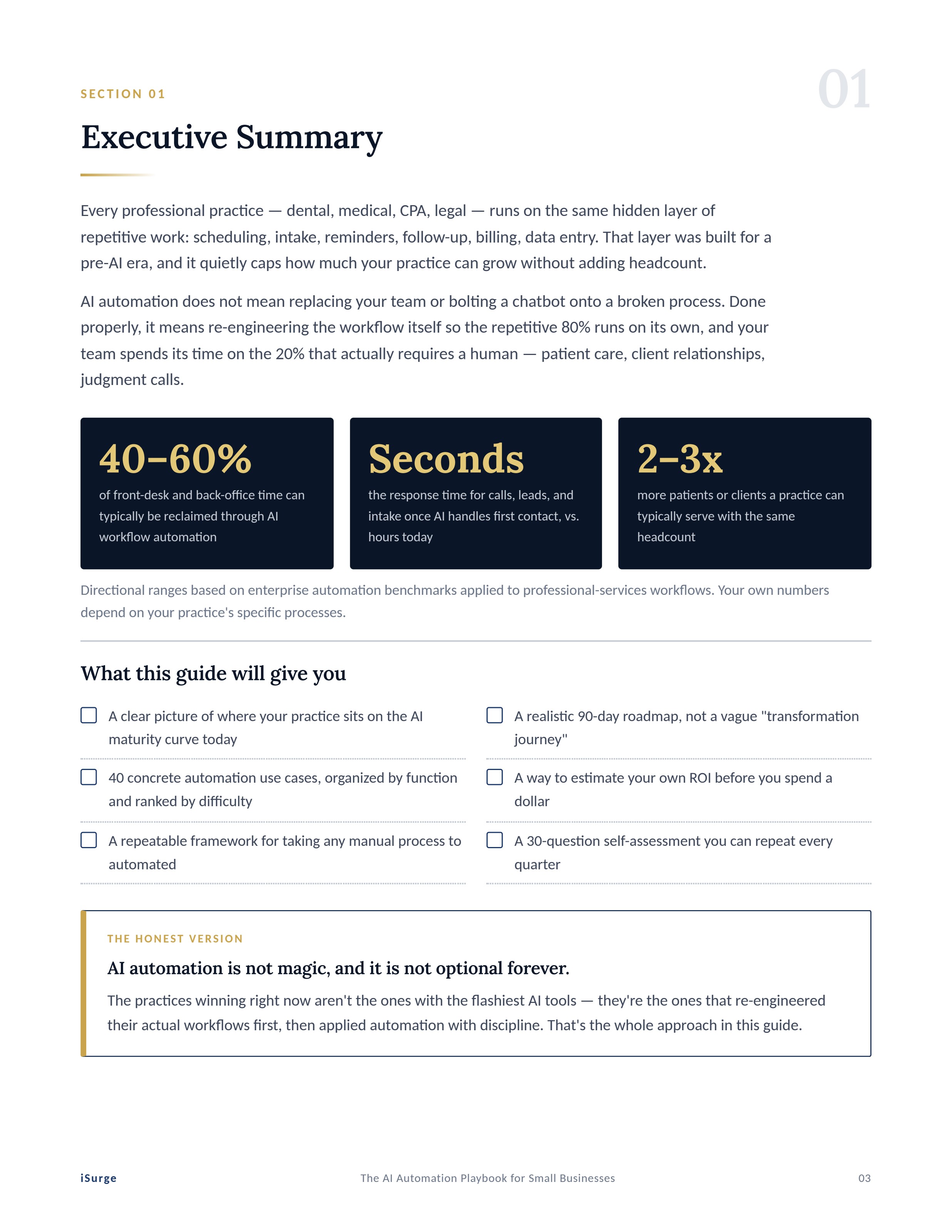 Page 3 — Executive Summary